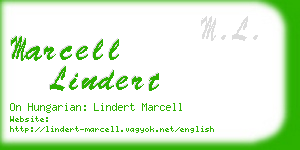 marcell lindert business card